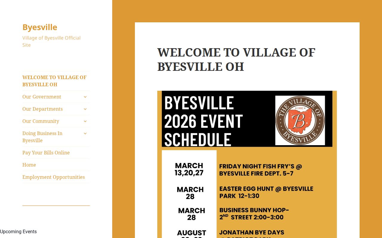 Byesville court records official village Municipal Building Mayor's Court location source