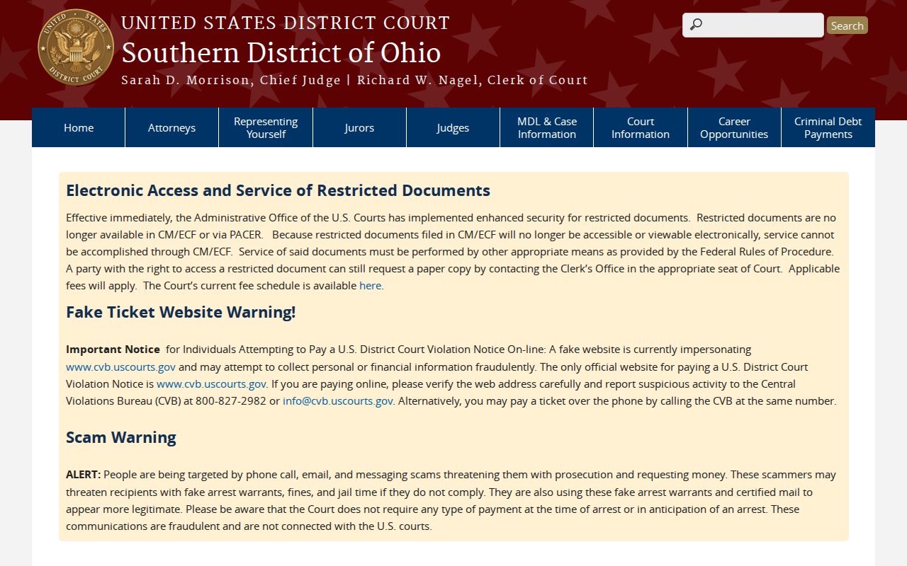 Guernsey County court docket federal district court reference